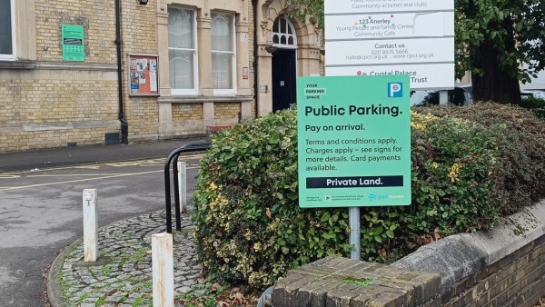 Parking on Anerley Town Hall & Business Centre, SE20