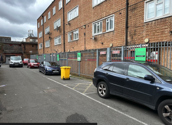 Parking on Alpha Child Care Greenwich, SE10
