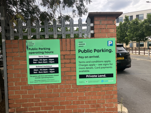 Parking on Alperton Community School - Main Site, HA0
