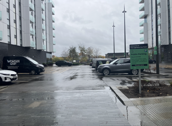 Parking on The Lightbox, M50