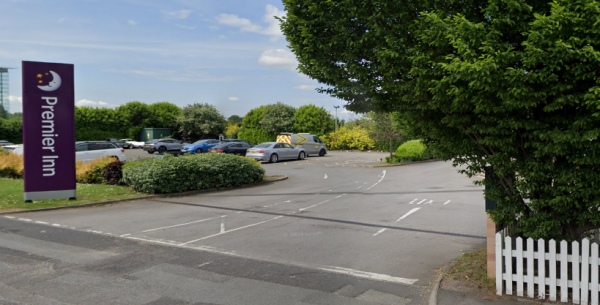 Parking on Premier Inn Manchester Trafford Centre North, M41
