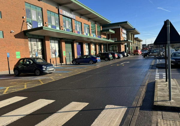 Parking on Lime Square Openshaw, M11