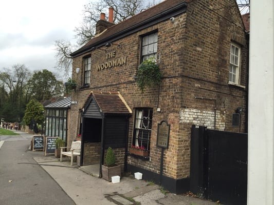 Parking on The Woodman Pub, N13