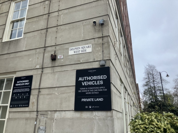 Parking on Dolphin Square Pimlico, SW1
